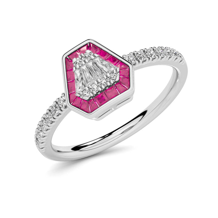 Natural Diamond Aurora Vega Ring