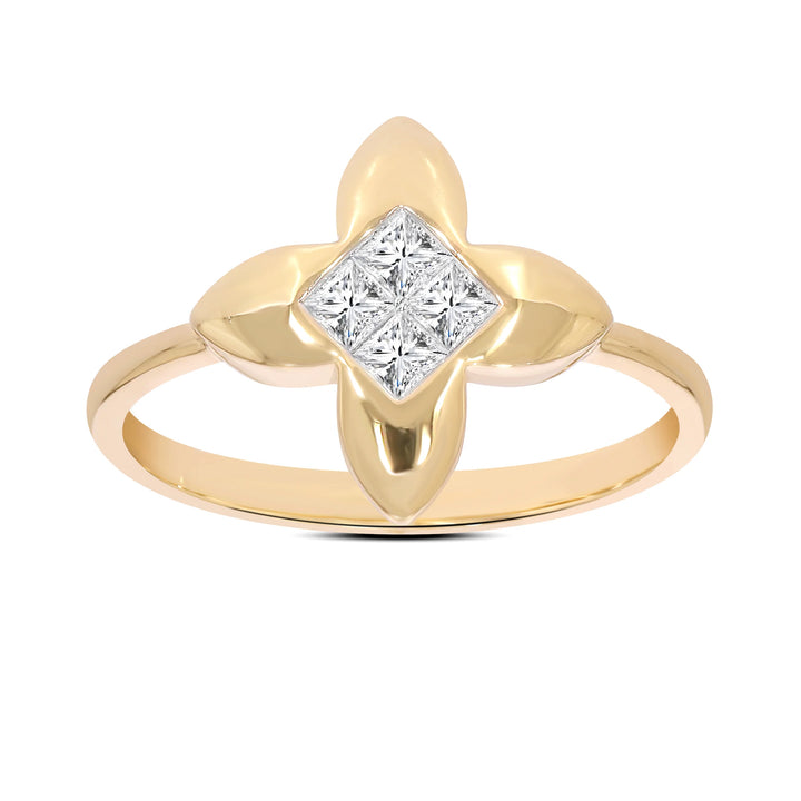 Natural Diamond Chic Charms Lila Ring