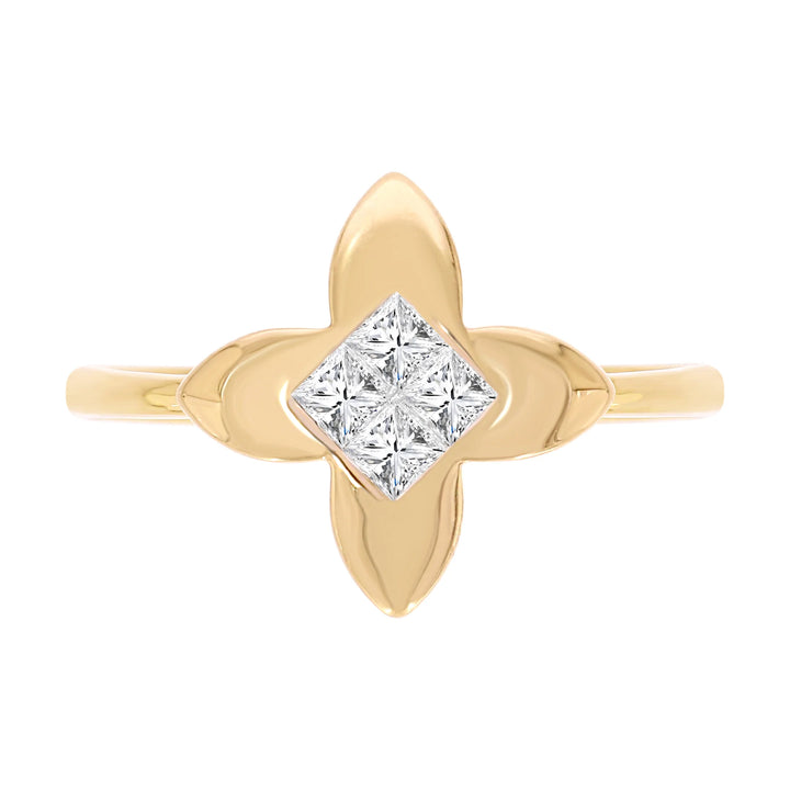 Natural Diamond Chic Charms Lila Ring