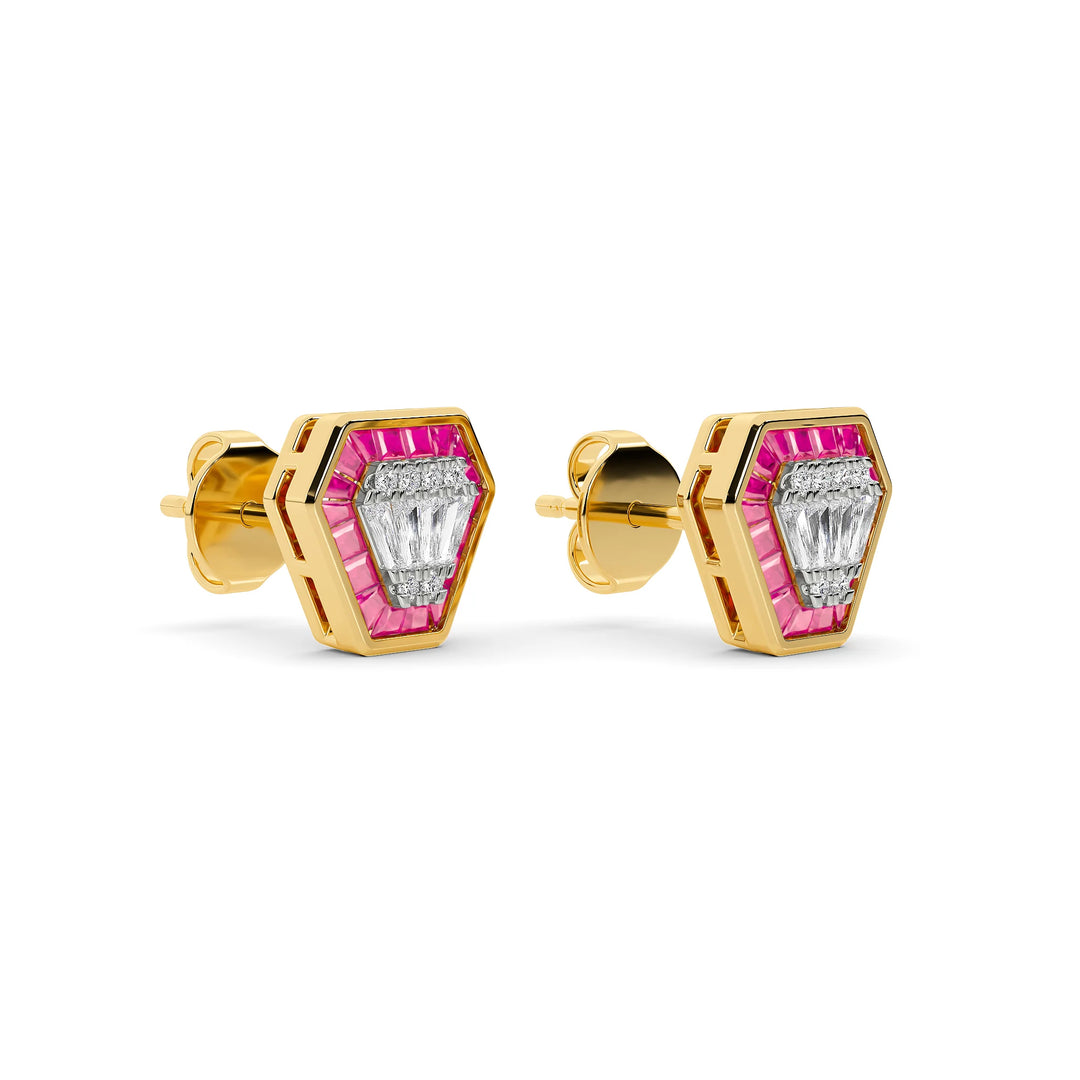 Natural Diamond Aurora Vega Earring