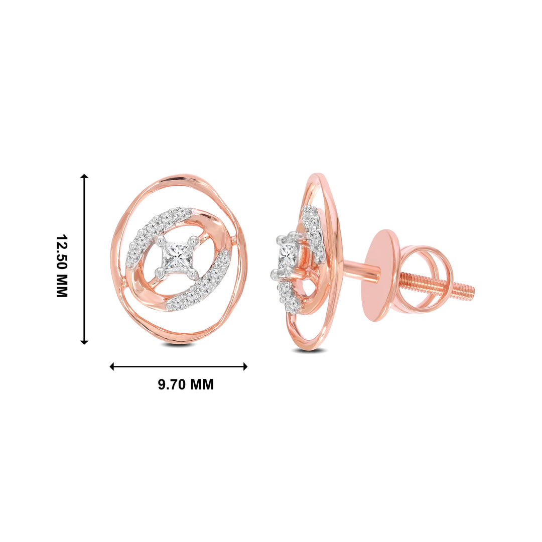 Natural Diamond Saheli Siya Earring