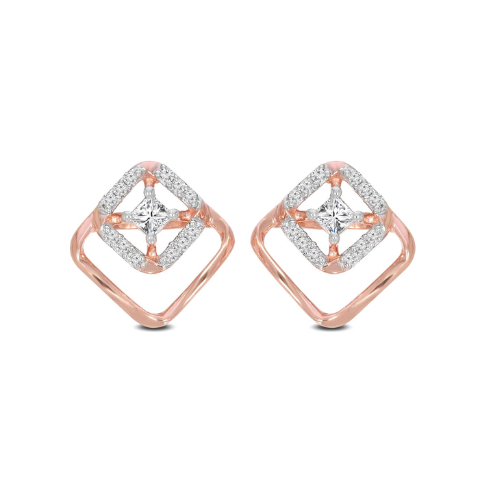 Natural Diamond Saheli Nila Earring