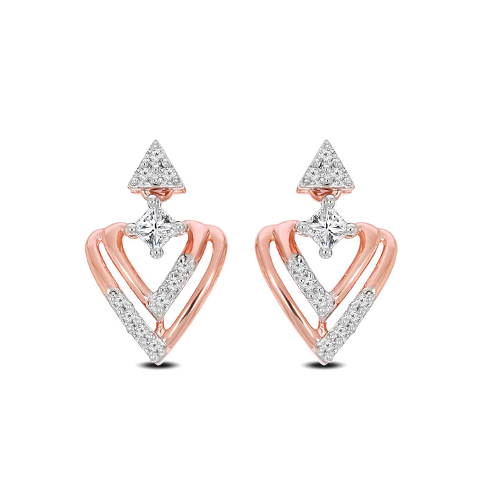 Natural Diamond Saheli Kaya Earring
