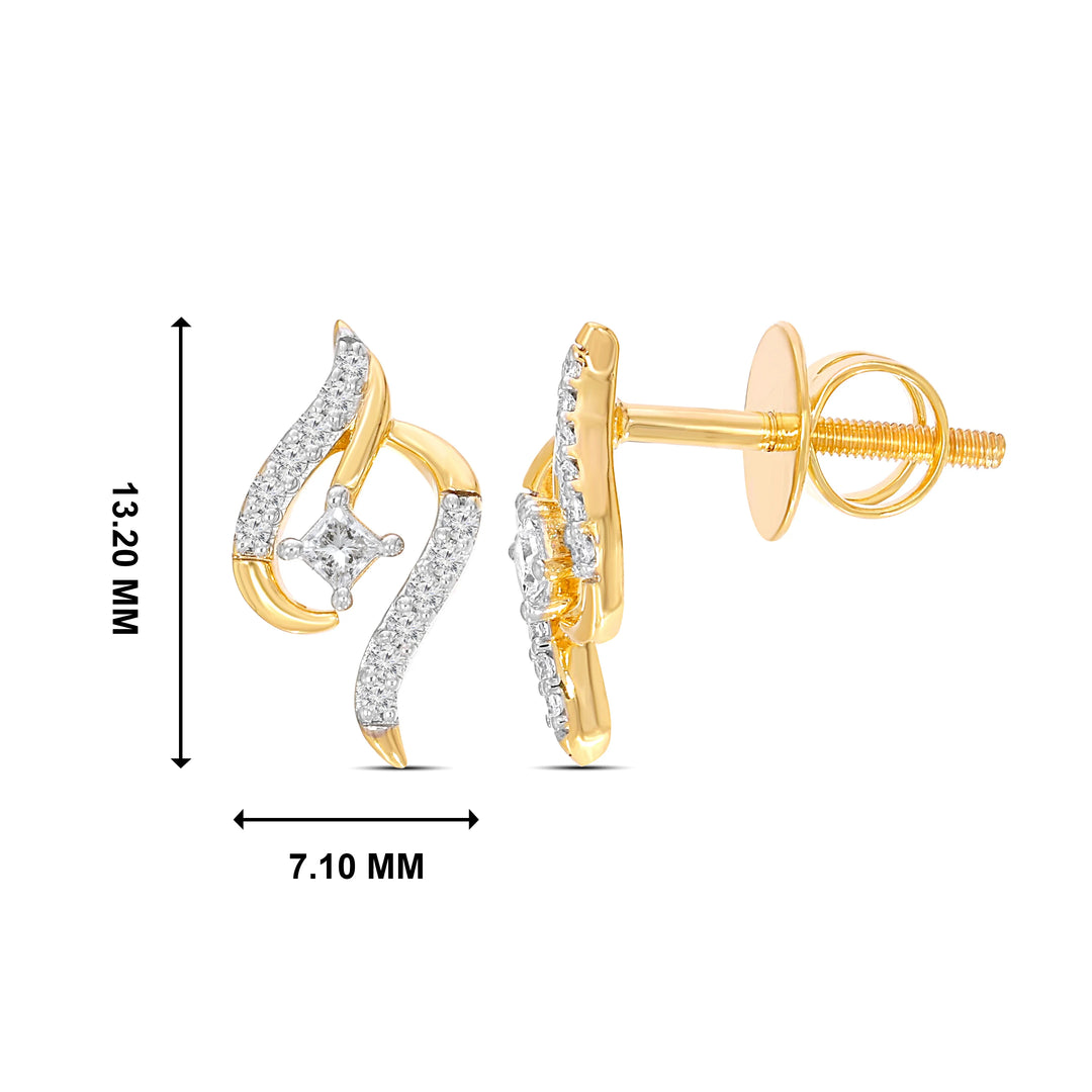 Natural Diamond Saheli Zoya Earring