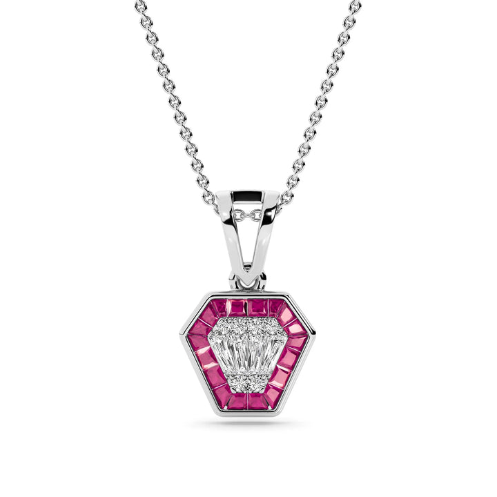 Natural Diamond Aurora Vega Pendant