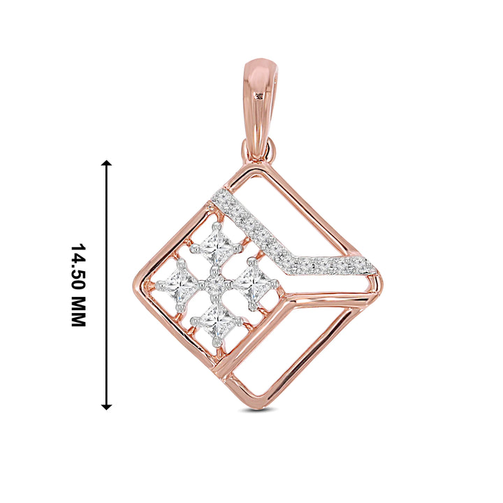 Natural Diamond Saheli Riya Pendant