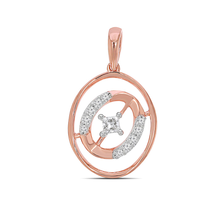 Natural Diamond Saheli Siya Pendant