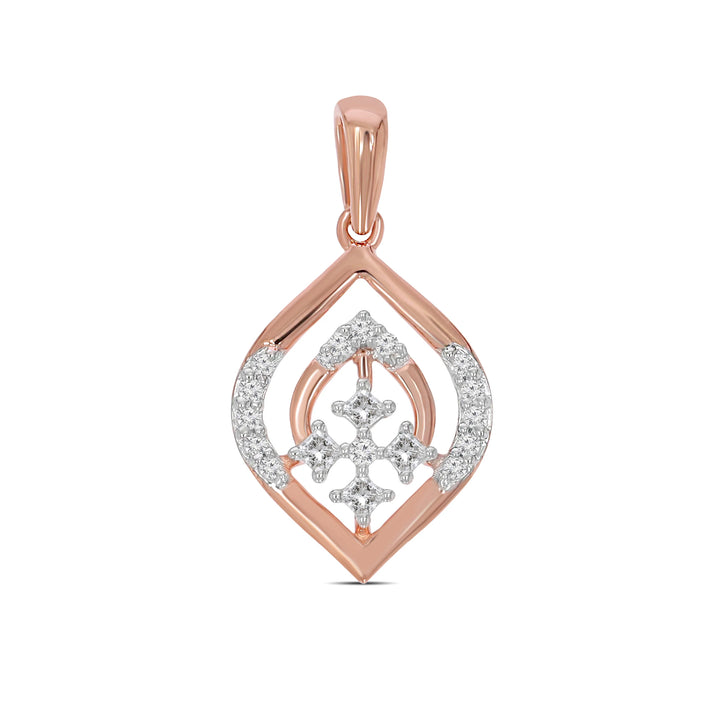Natural Diamond Saheli Tara Pendant