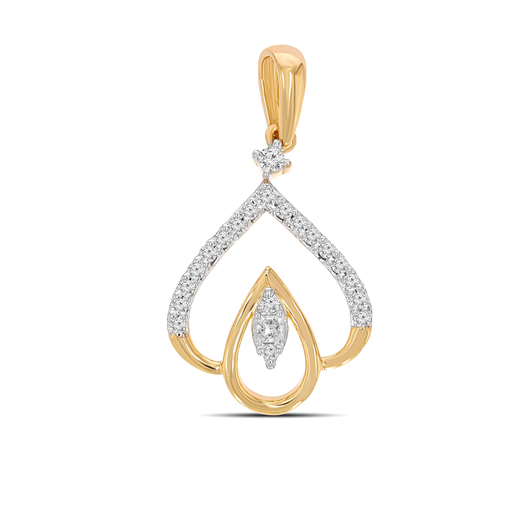 Natural Diamond Saheli Myra Pendant