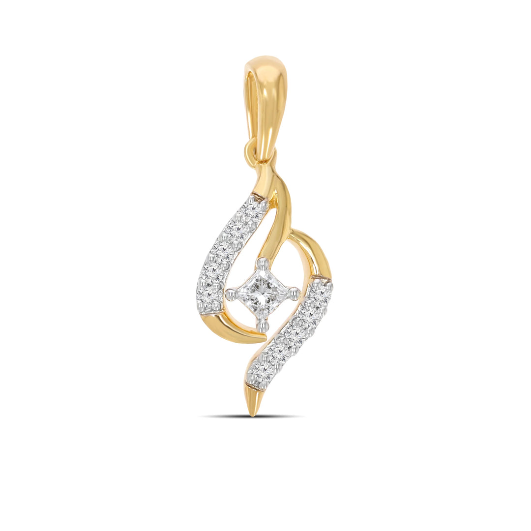 Natural Diamond Saheli Zoya Pendant