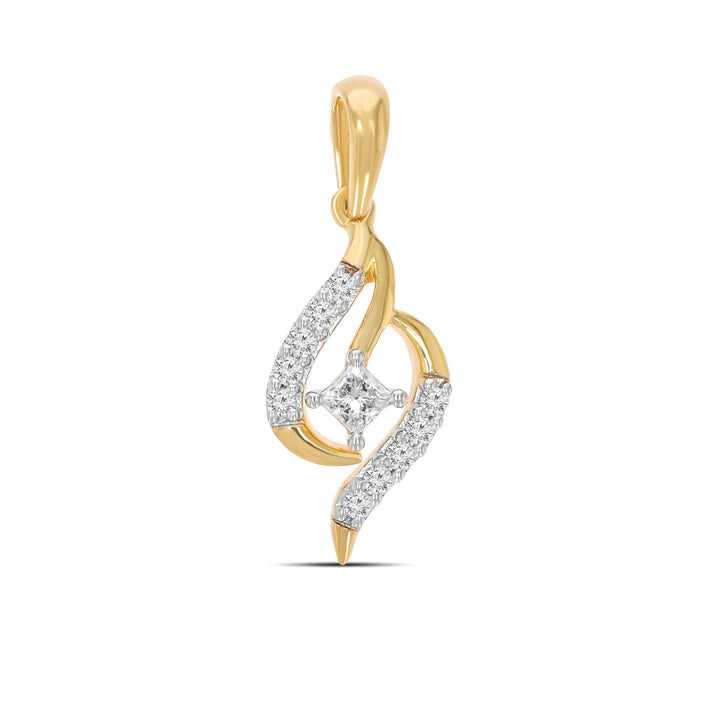 Natural Diamond Saheli Zoya Pendant