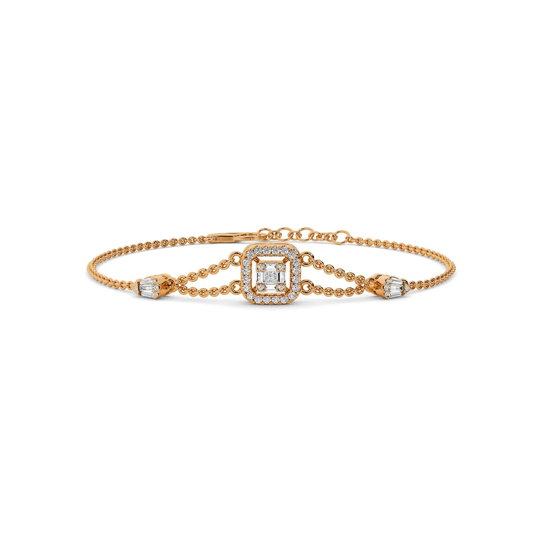 Natural Diamond Signature Stacks Ember Bracelet