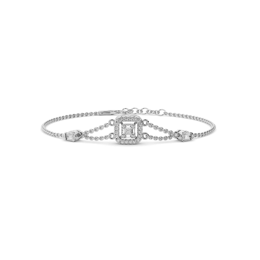 Natural Diamond Signature Stacks Ember Bracelet