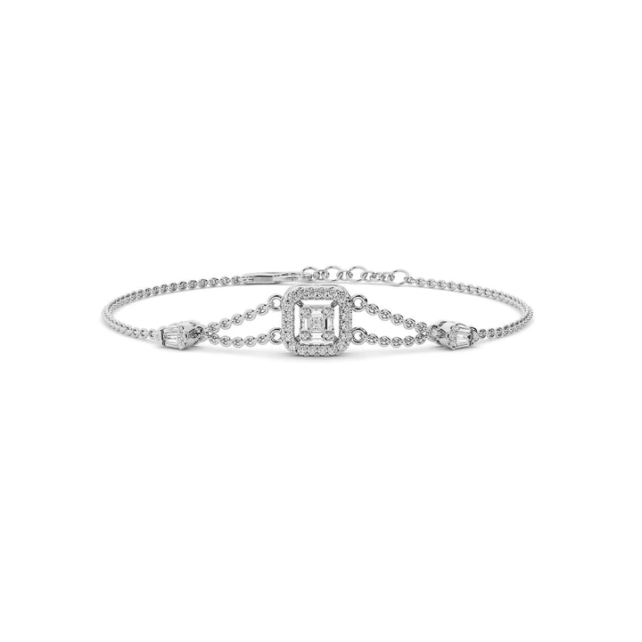 Natural Diamond Signature Stacks Ember Bracelet