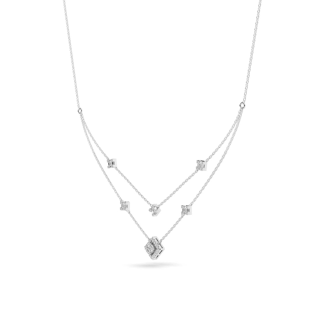 Natural Diamond The Chain Reaction Chain Necklace