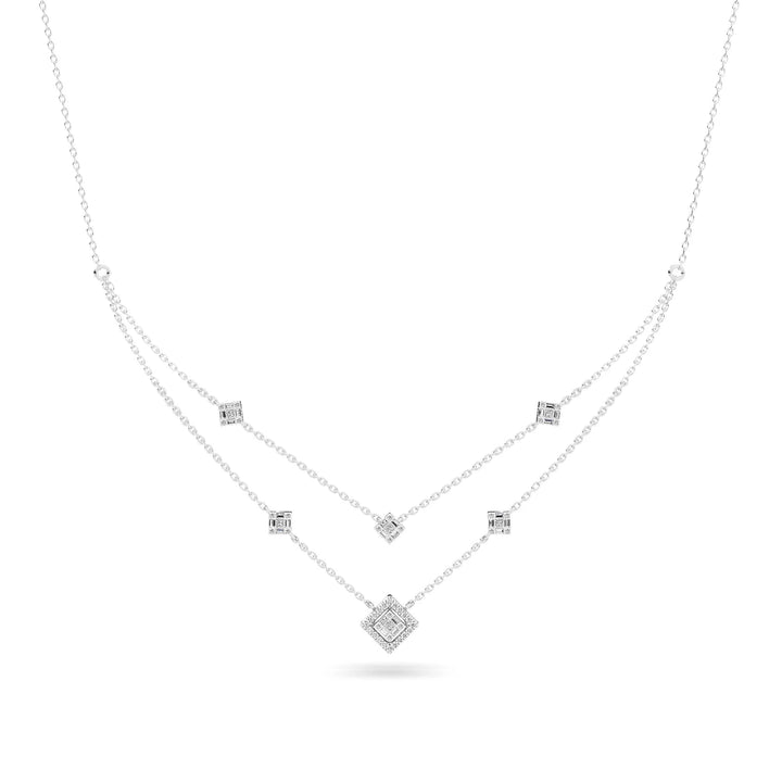 Natural Diamond The Chain Reaction Chain Necklace