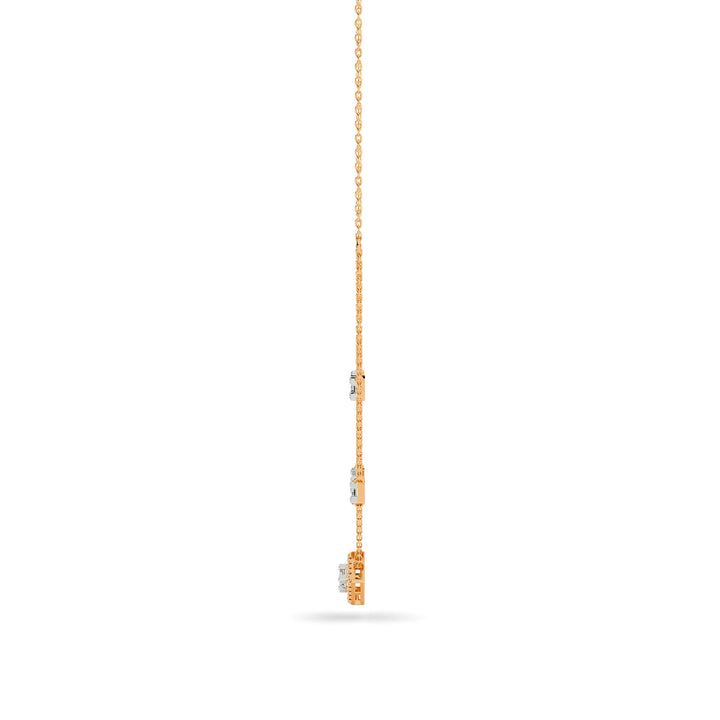 Natural Diamond The Chain Reaction Chain Necklace