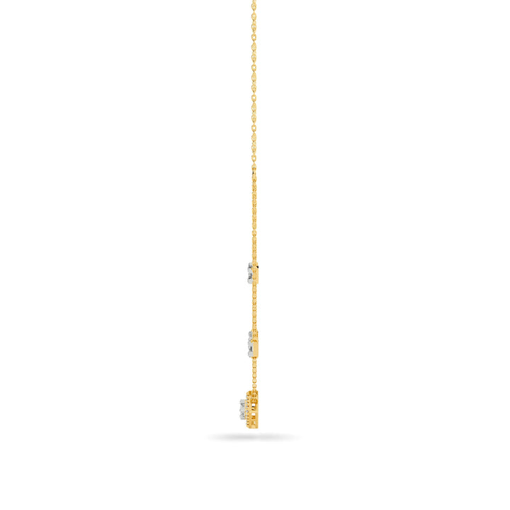Natural Diamond The Chain Reaction Chain Necklace