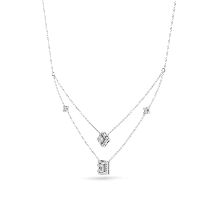 Natural Diamond the Chain Reaction Link Necklace
