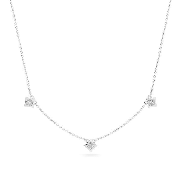 Natural Diamond the Chain Reaction Unity Necklace