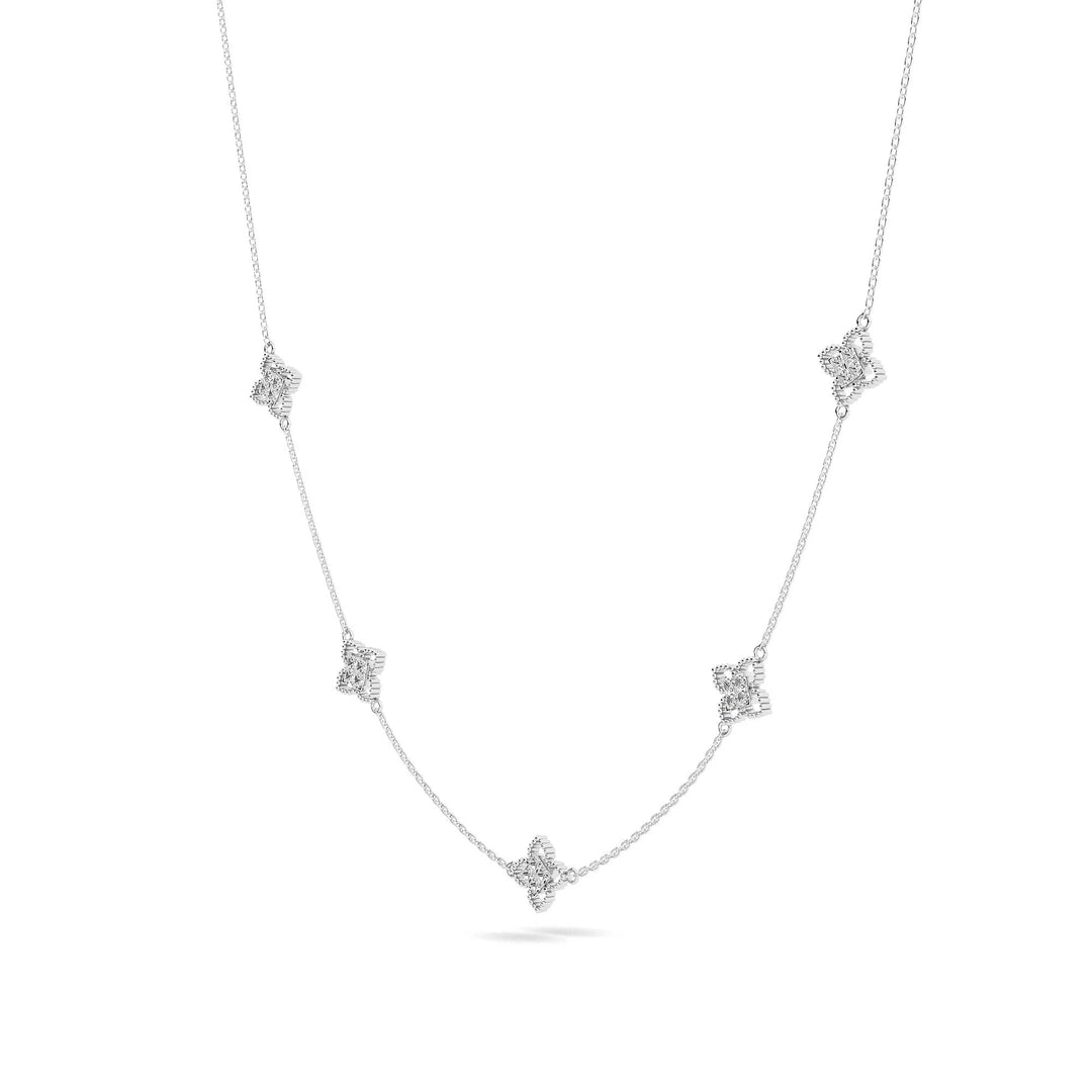 Natural Diamond The Chain Reaction Flux Necklace