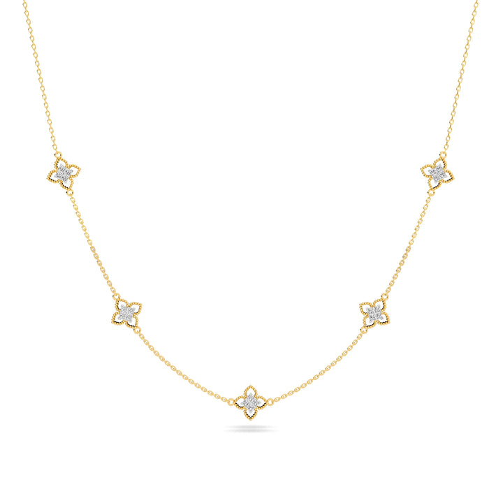 Natural Diamond The Chain Reaction Flux Necklace