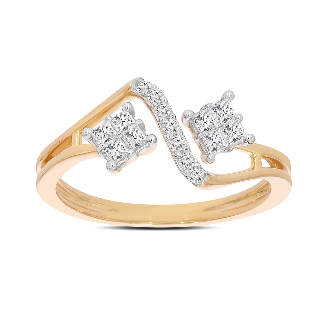 Natural Diamond Everyday Edits Jade Ring