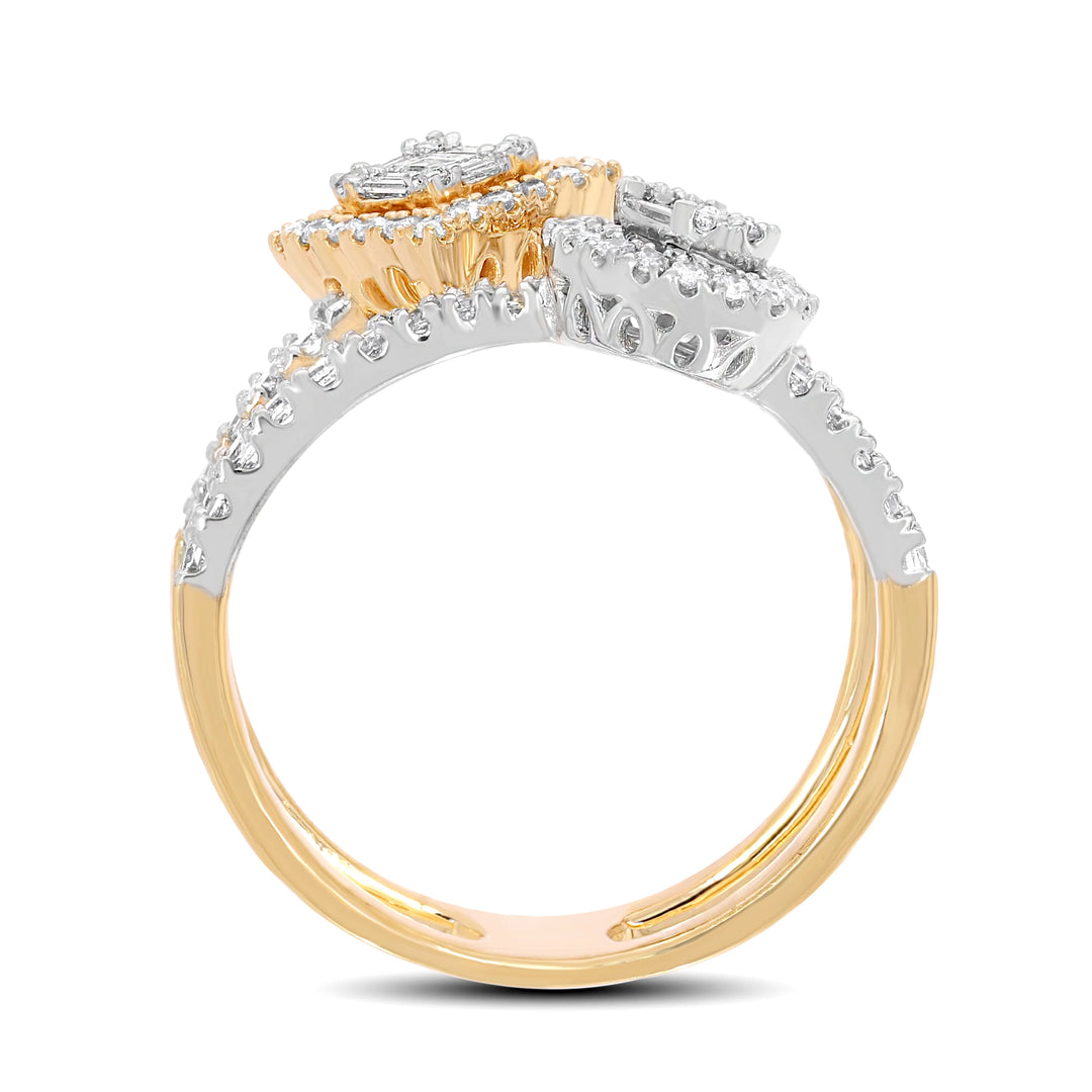 Natural Diamond Everyday Edits Opal Ring