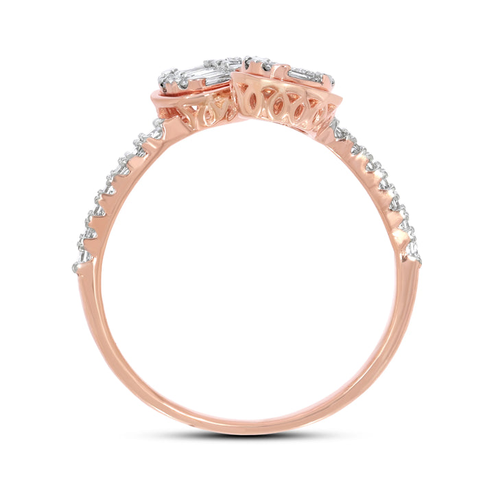 Natural Diamond Everyday Edits Ruby Ring