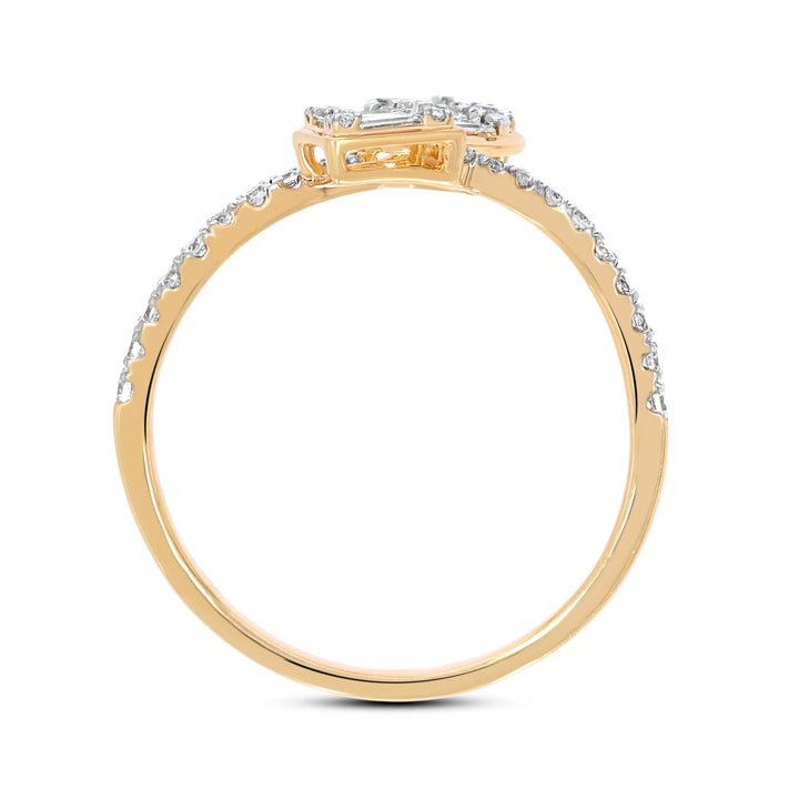 Natural Diamond Everyday Edits Pearl Ring