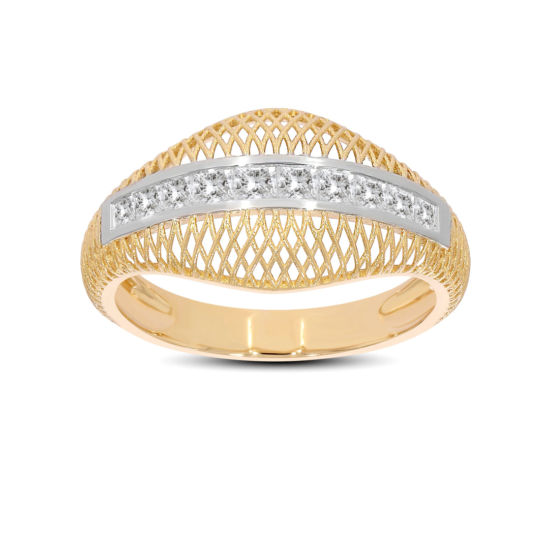 Natural Diamond The Mesh Muse Kira Ring
