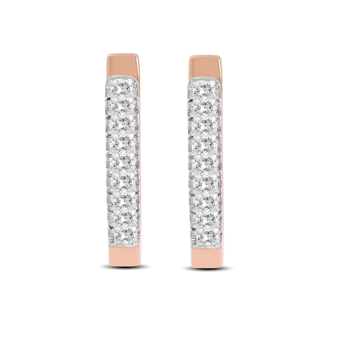 Natural Diamond Huggies Elle Earring