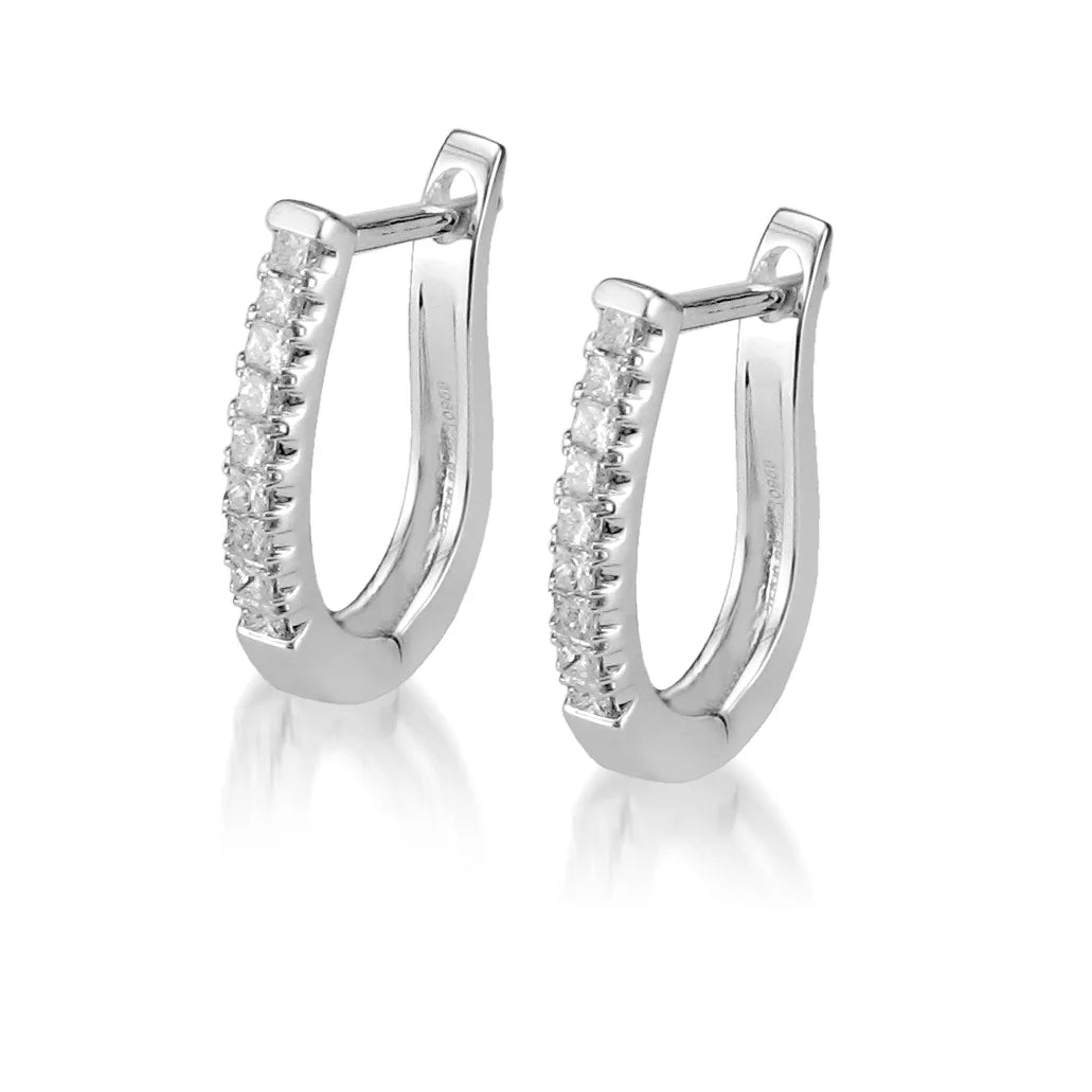 Natural Diamond Huggies Elle Earring
