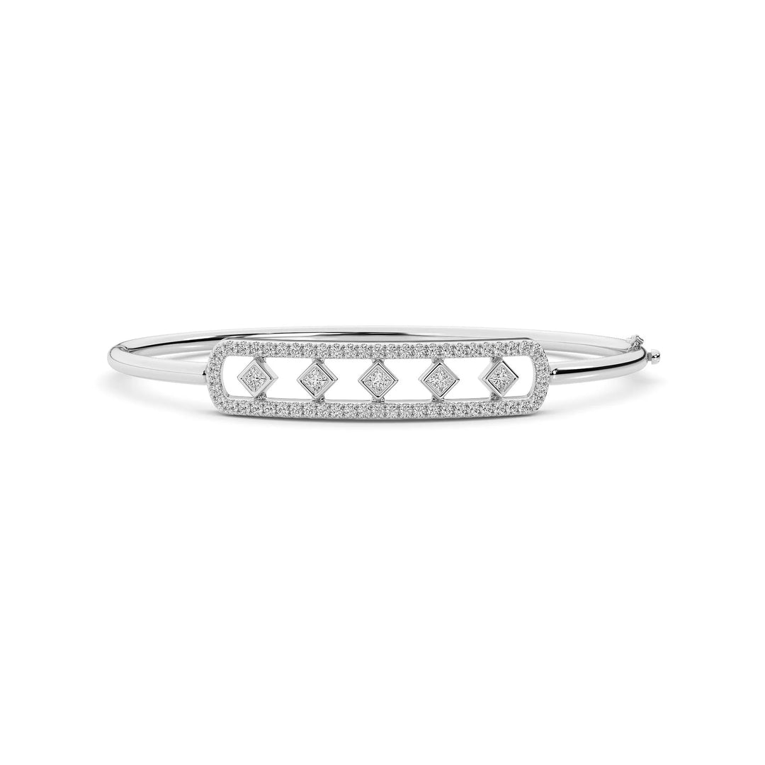 Natural Diamond Power Play Crown Bracelet