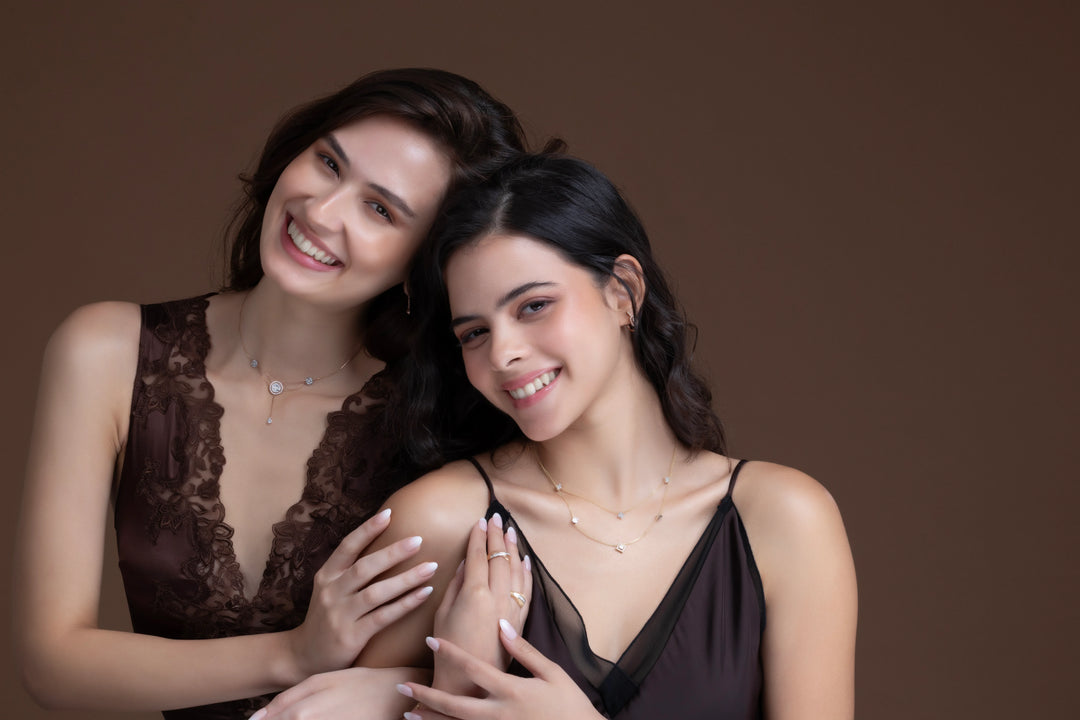 Natural Diamond The Chain Reaction Chain Necklace