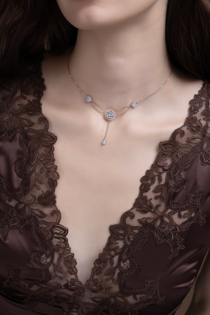 Natural Diamond The Bold Affair Diva Necklace