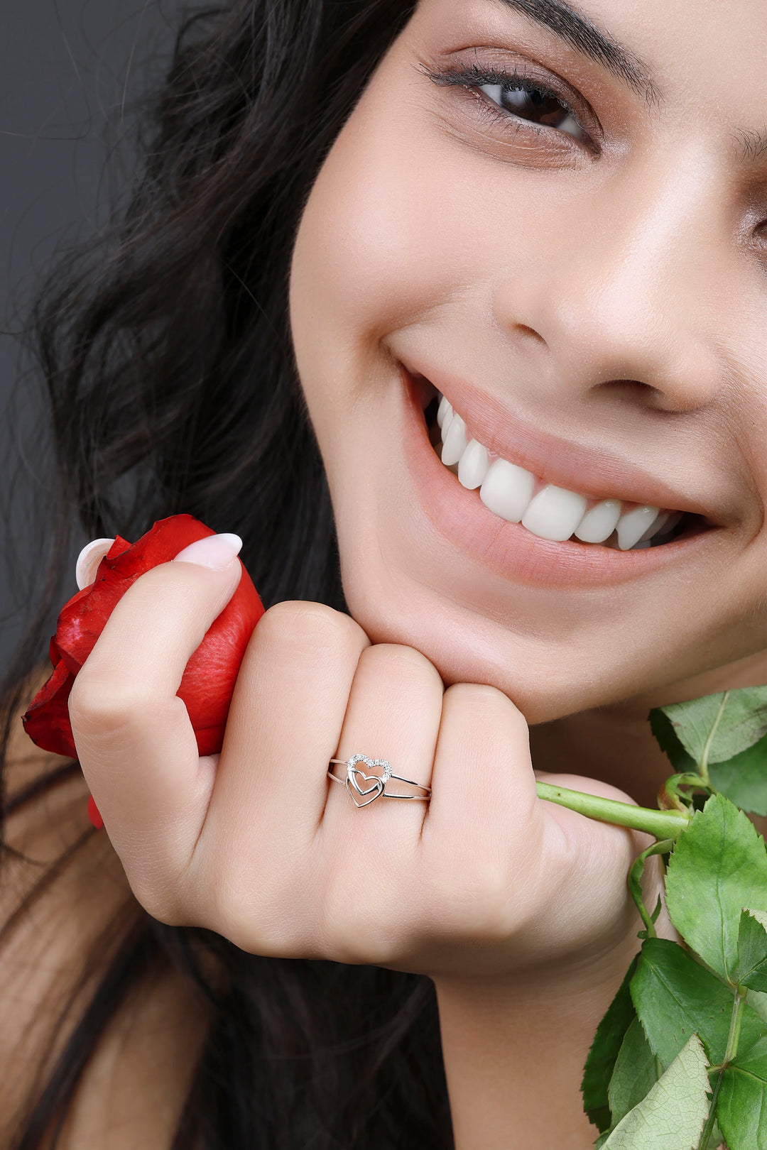 Natural Diamond The Mirage Luna Ring