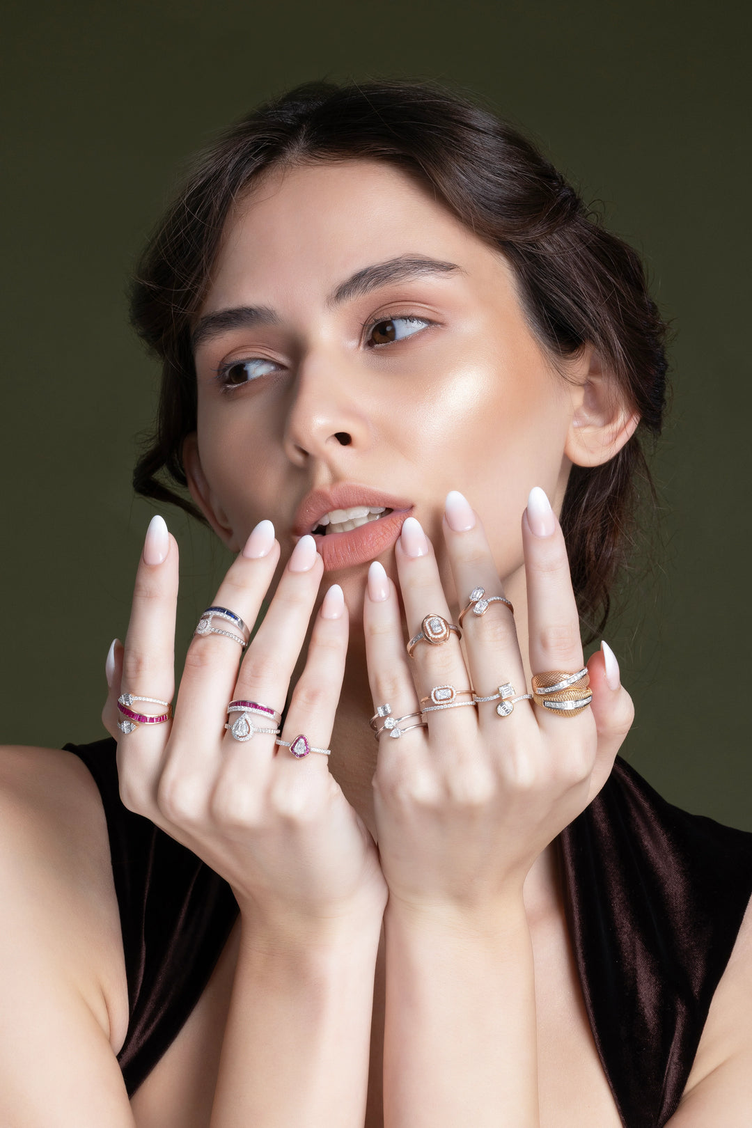 Natural Diamond The Mesh Muse Kira Ring