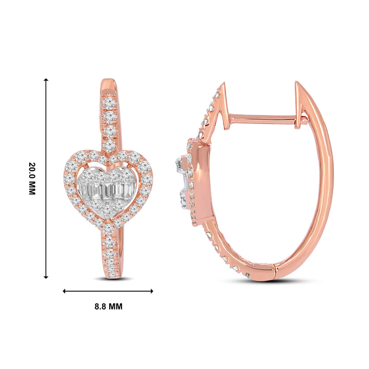 Natural Diamond Huggies Sera Earring