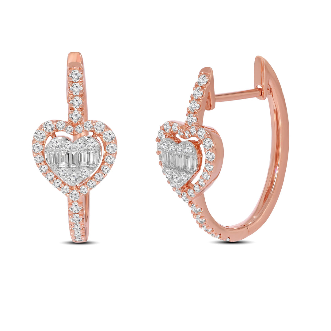 Natural Diamond Huggies Sera Earring