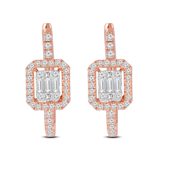 Natural Diamond Huggies Neve Earring