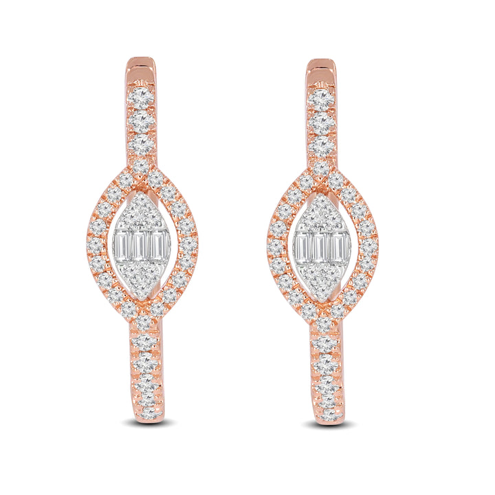 Natural Diamond Huggies Lux Earring