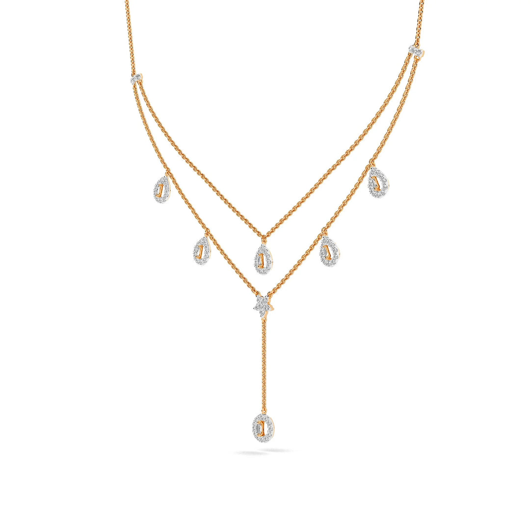 Natural Diamond the Chain Reaction Forte Necklace