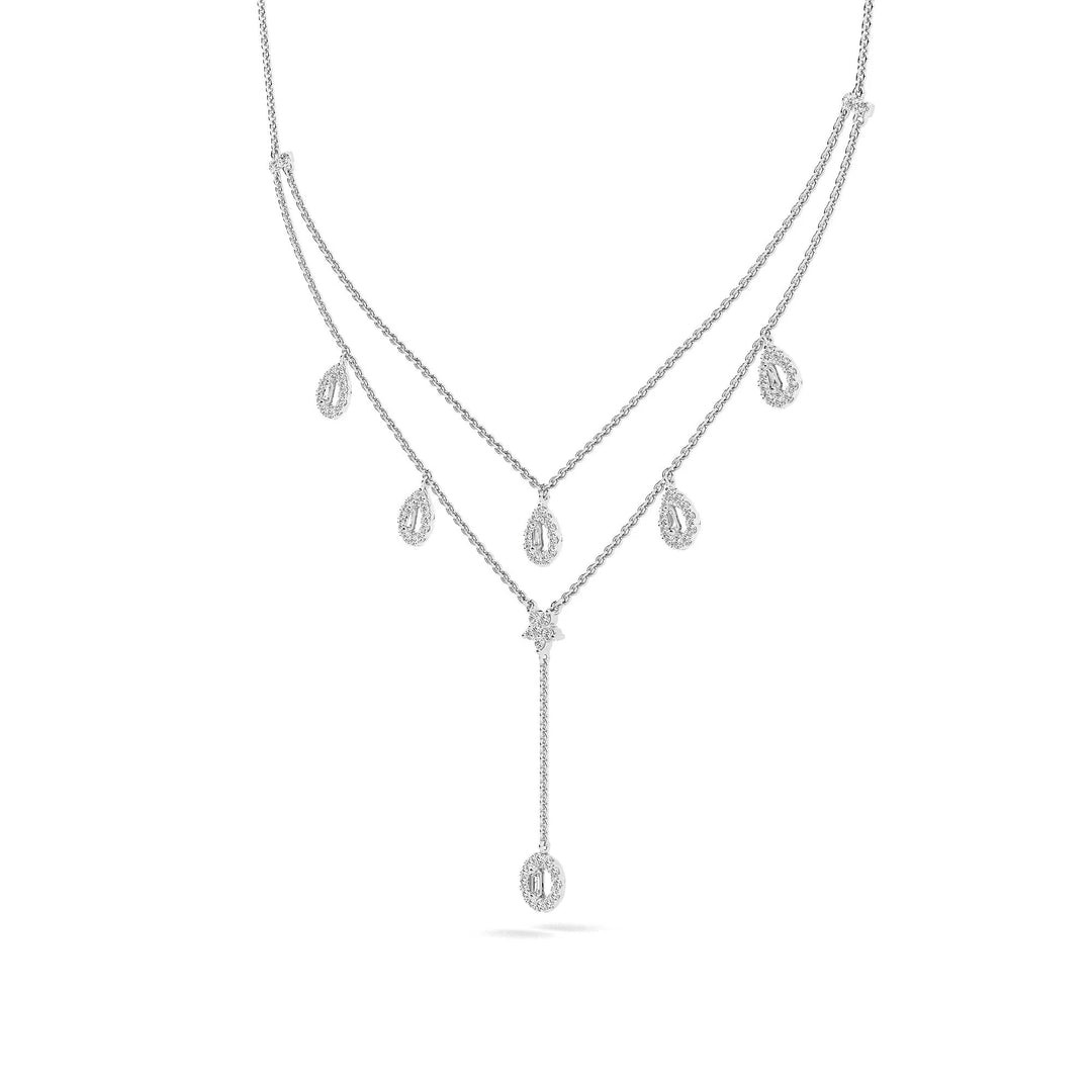 Natural Diamond the Chain Reaction Forte Necklace