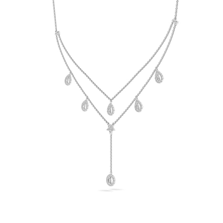 Natural Diamond the Chain Reaction Forte Necklace