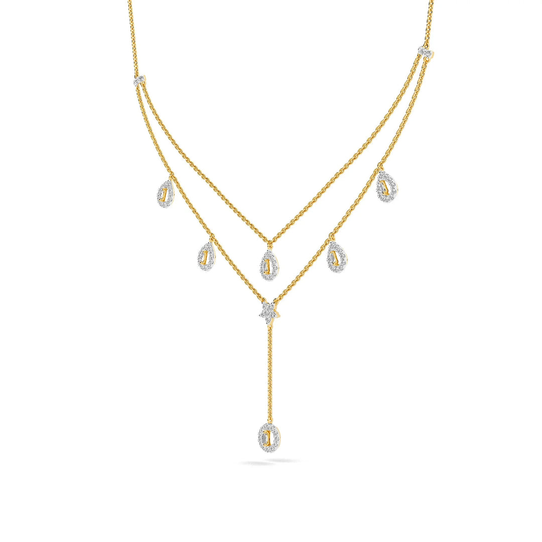 Natural Diamond the Chain Reaction Forte Necklace