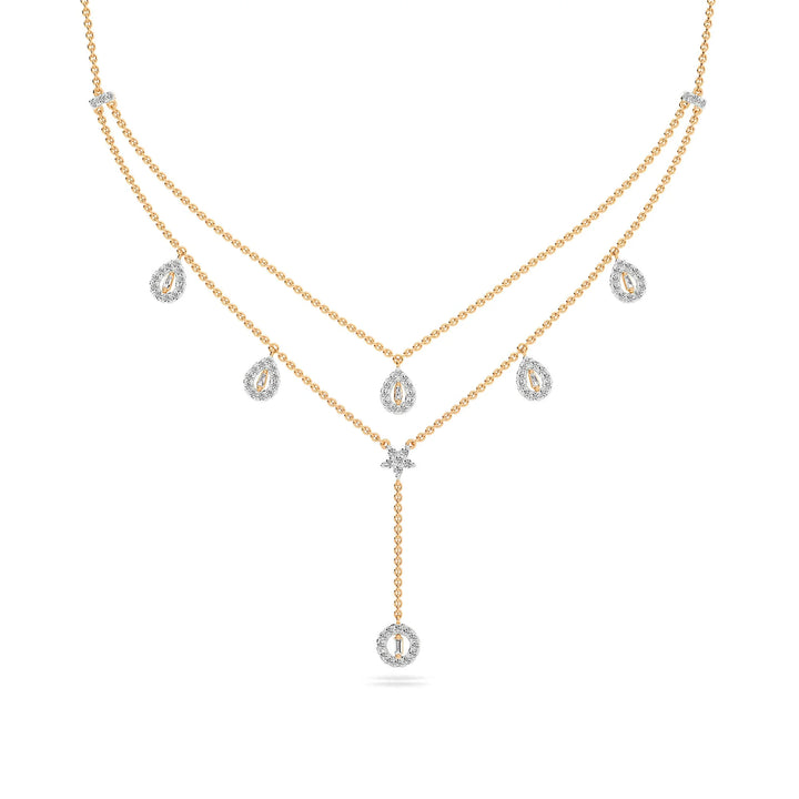 Natural Diamond the Chain Reaction Forte Necklace