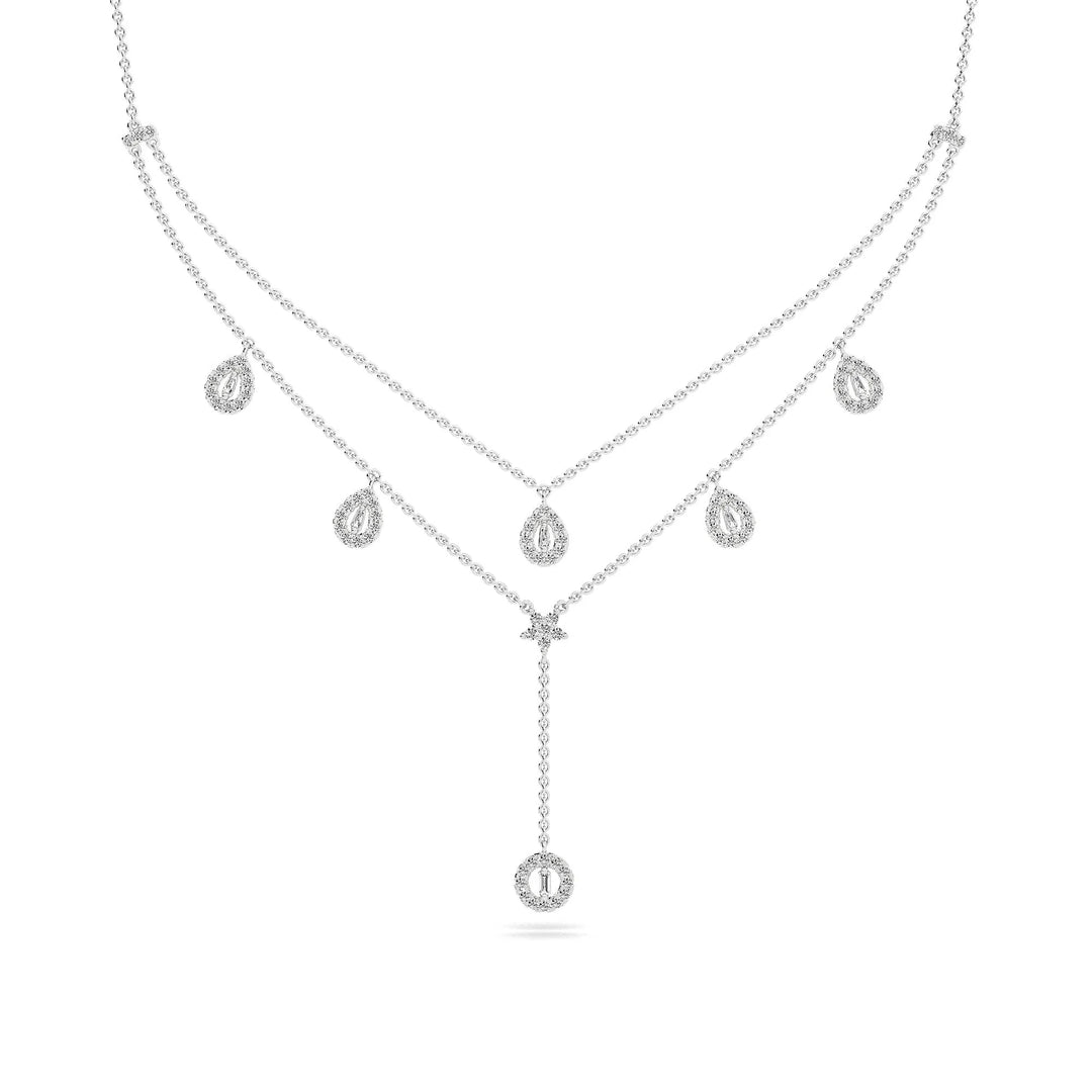 Natural Diamond the Chain Reaction Forte Necklace