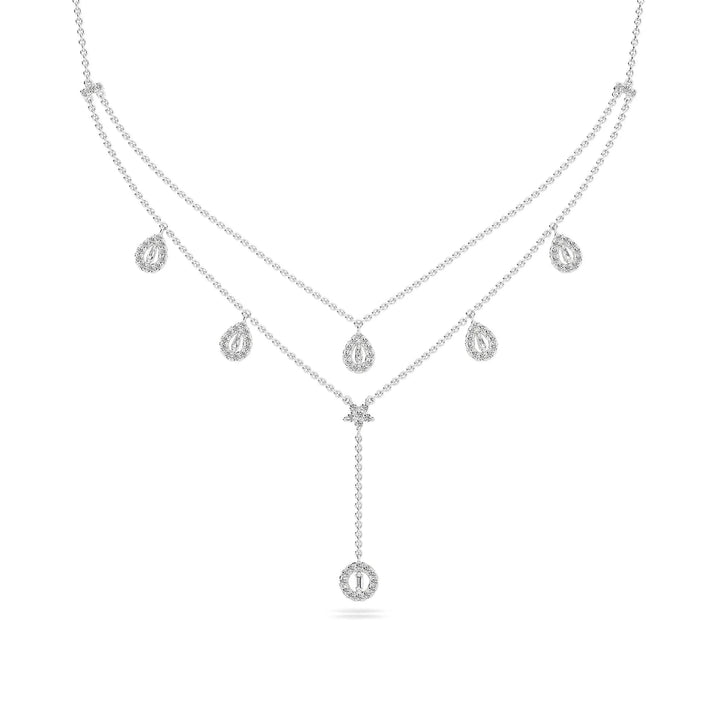 Natural Diamond the Chain Reaction Forte Necklace