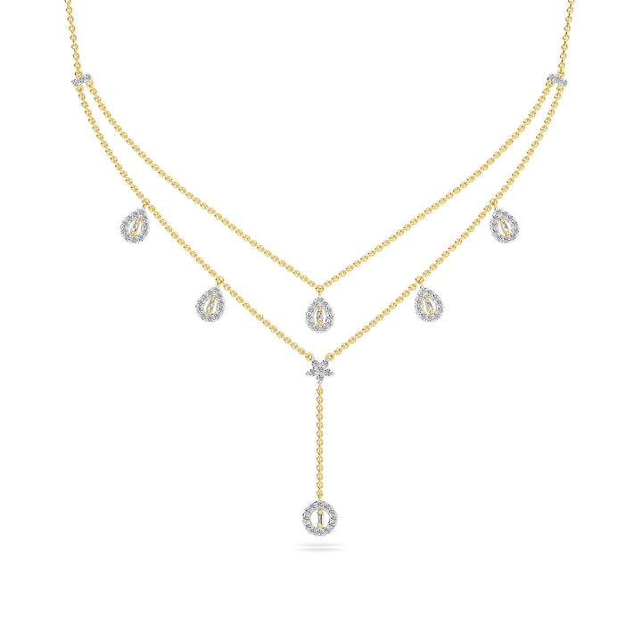 Natural Diamond the Chain Reaction Forte Necklace